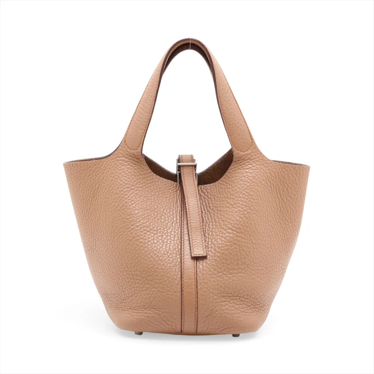 Hermès Picotin 18 PM Taurillon Clemence biscuits Silver Metal Fittings
