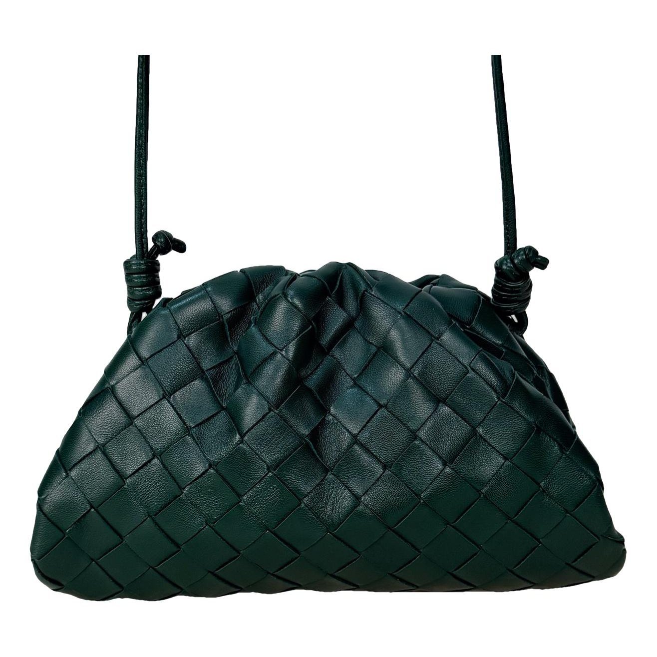 Pouch leather handbag