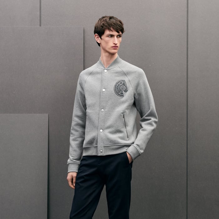 Gris C.d.s. Varsity Jacket