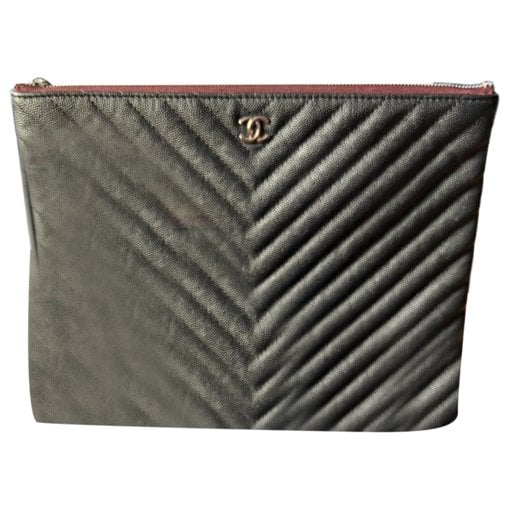 2.55 leather clutch bag