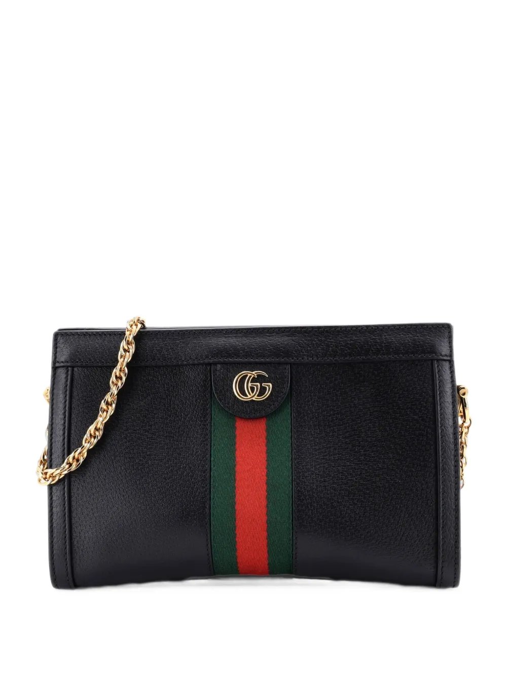 Ophidia Chain Shoulder Bag Leather Small crossbody bag