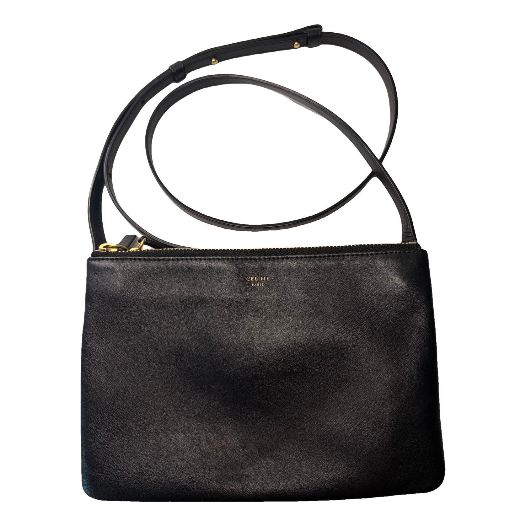 Trio leather crossbody bag