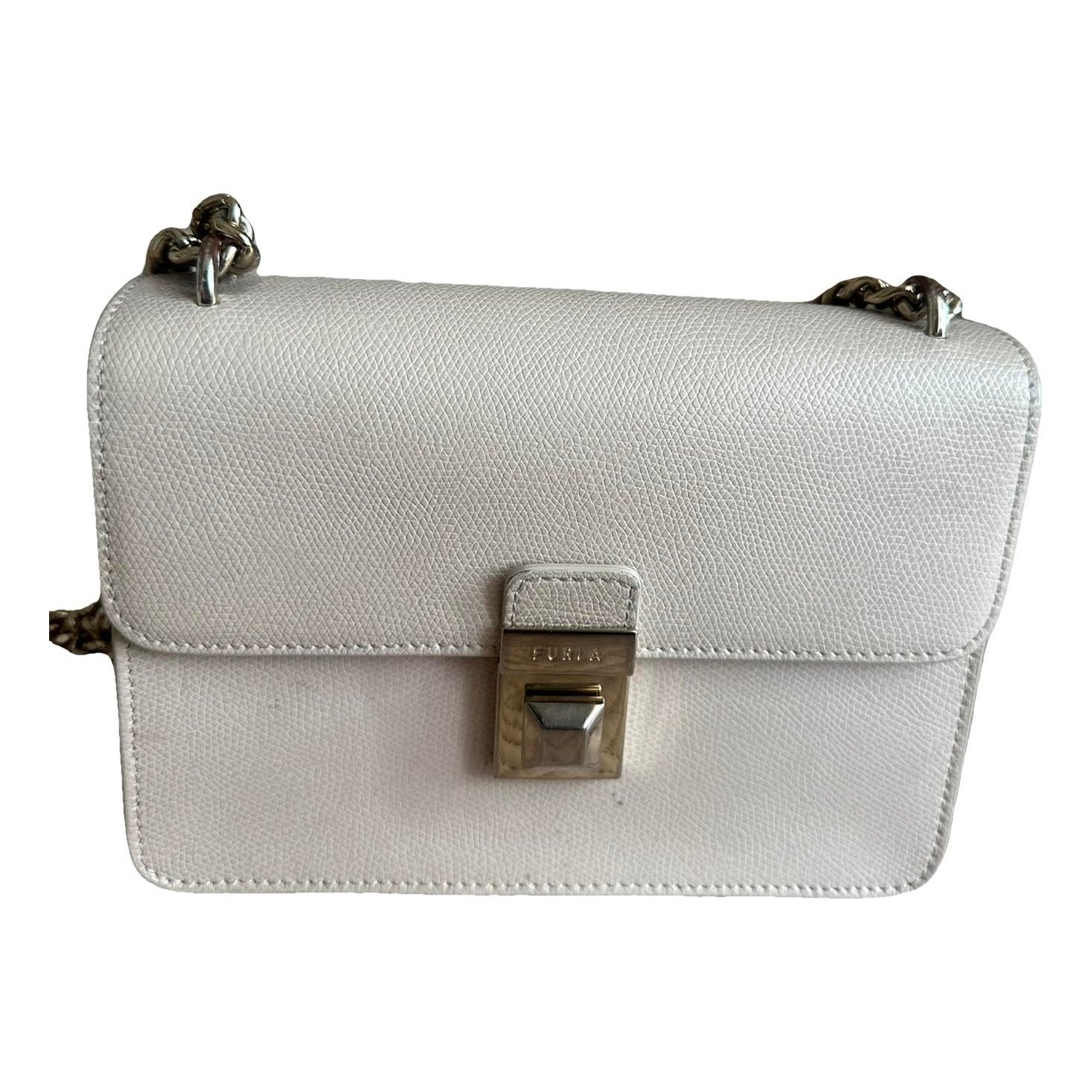 Leather clutch bag