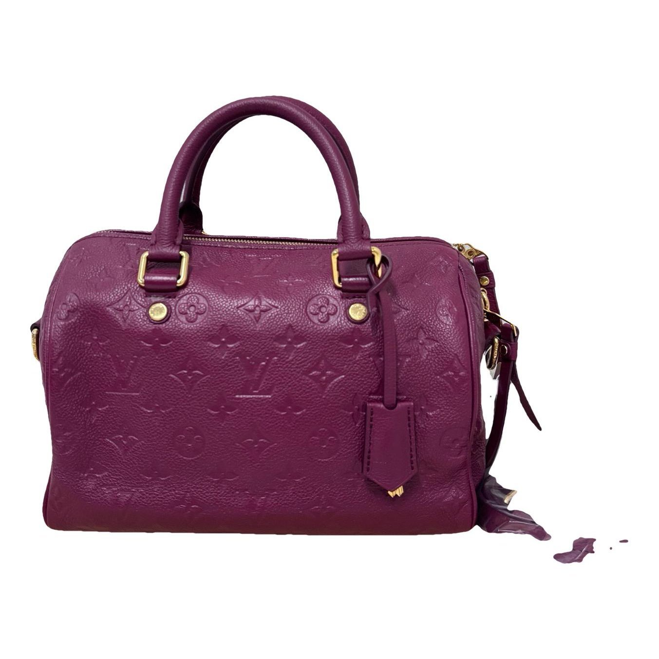 Speedy leather handbag
