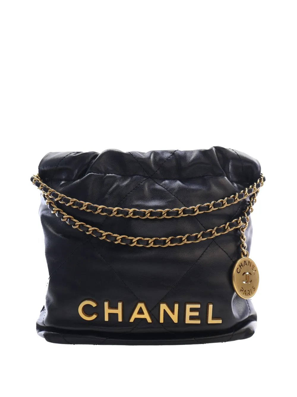 2021-2026 Mini Shiny Calfskin 22 Handbag satchel