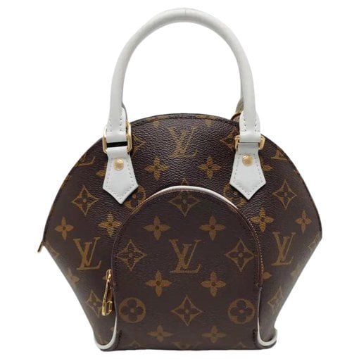 Ellipse leather handbag