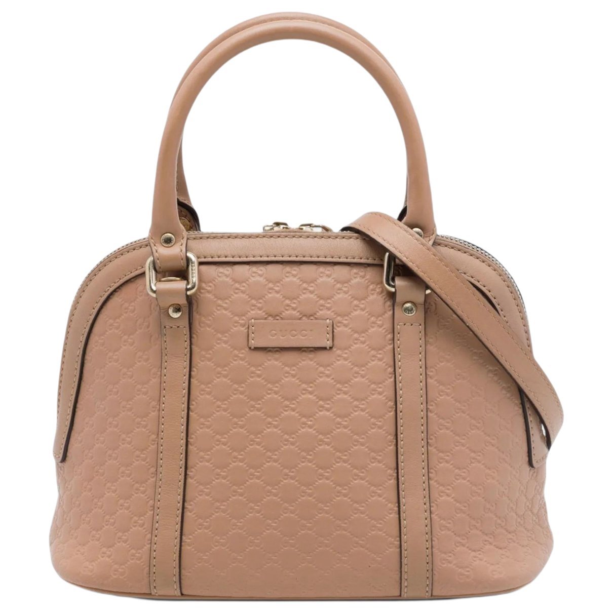 Dôme leather satchel
