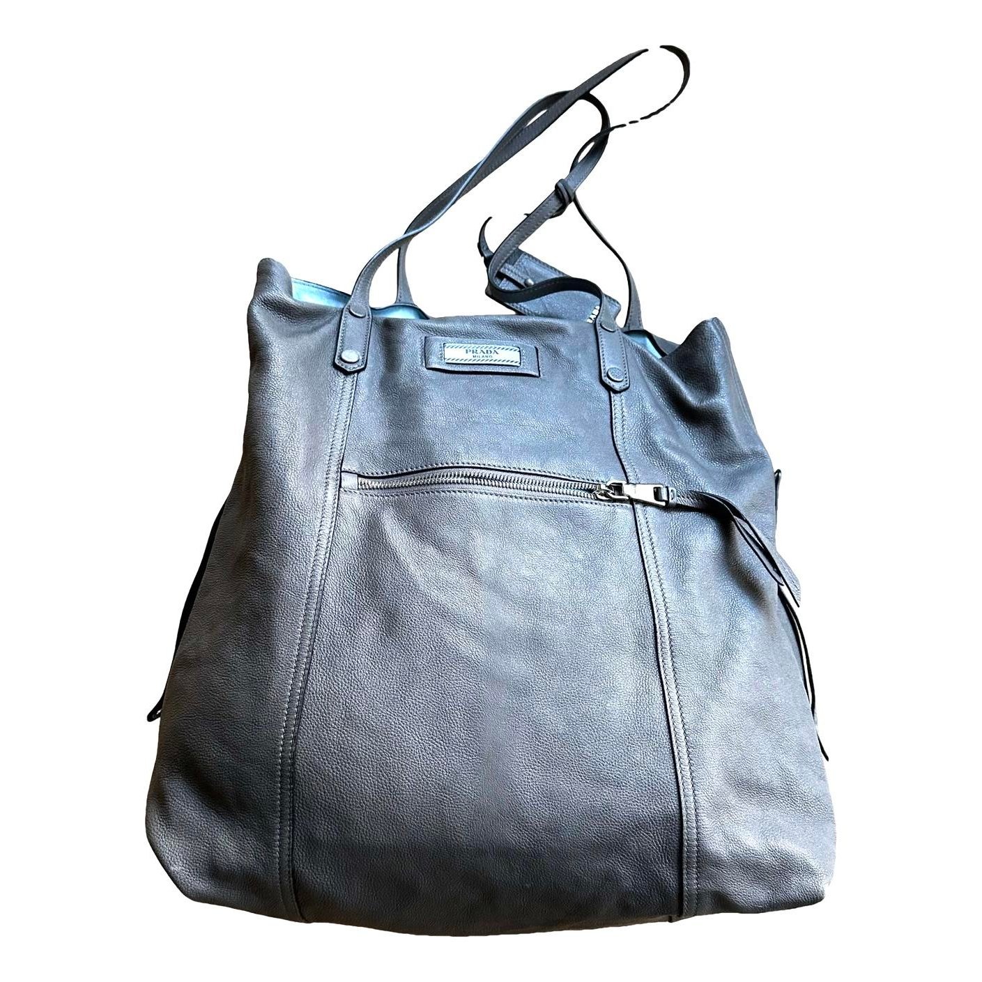 Leather tote