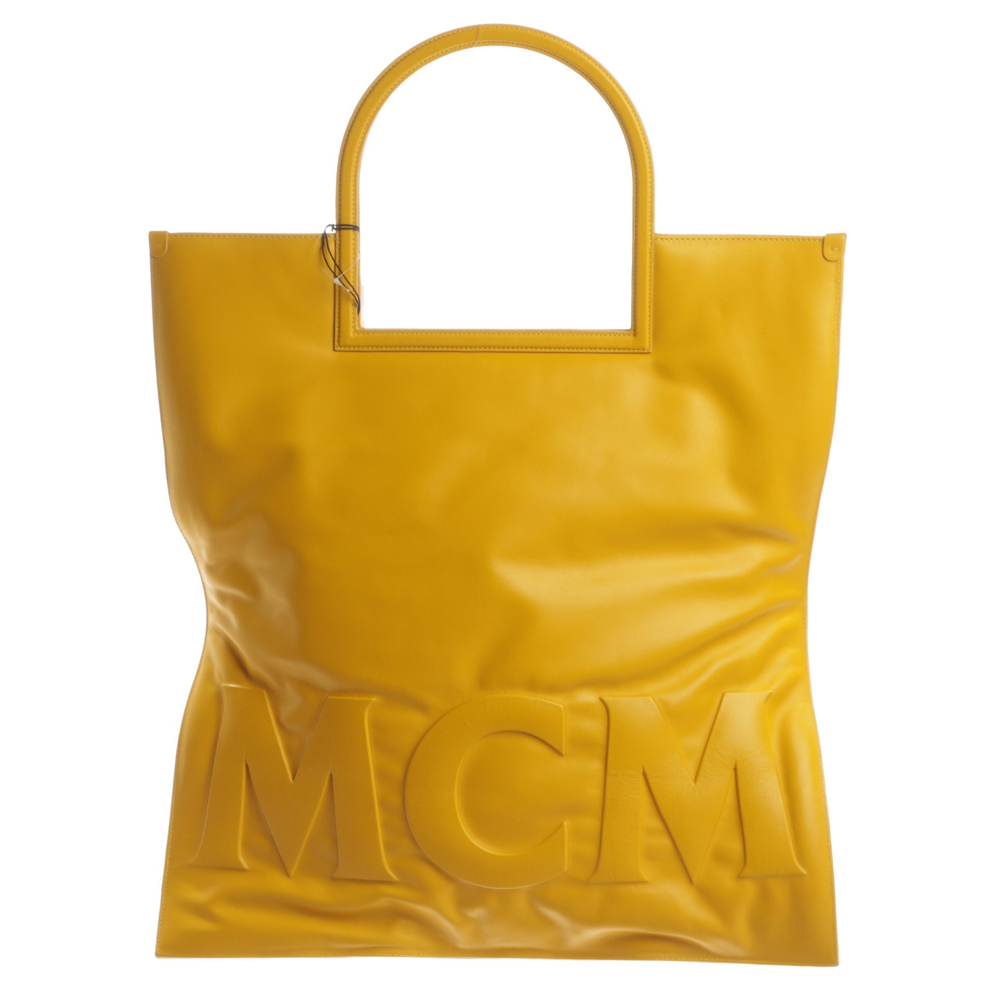 Leather tote