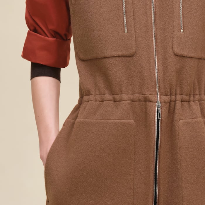 Long Bomber Vest