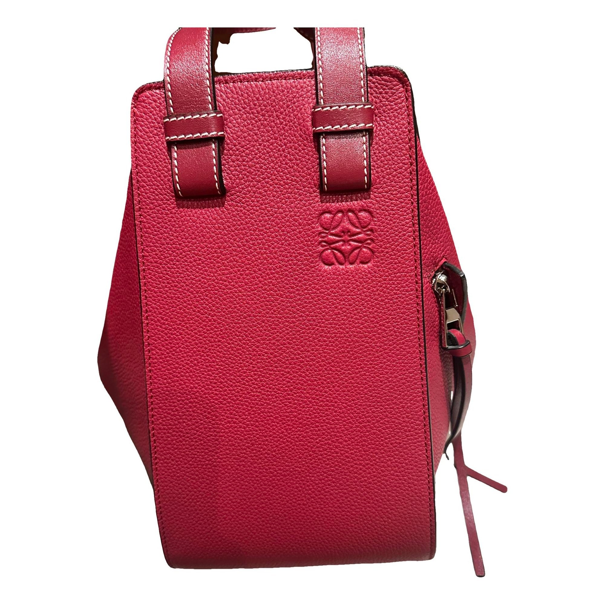 Hammock leather handbag
