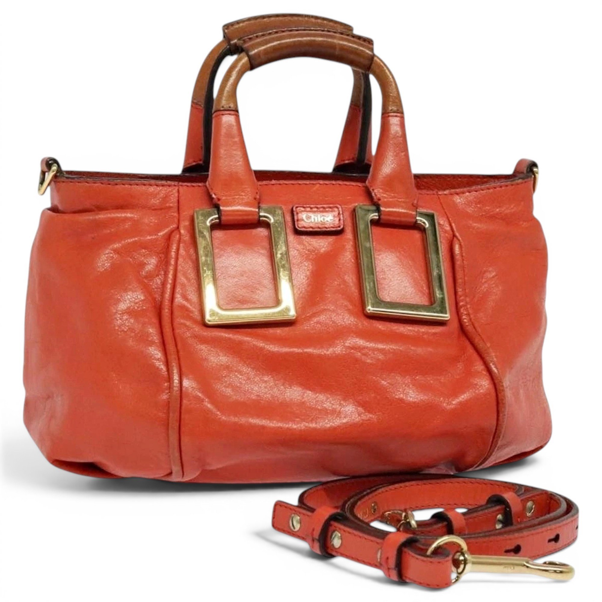 Leather handbag