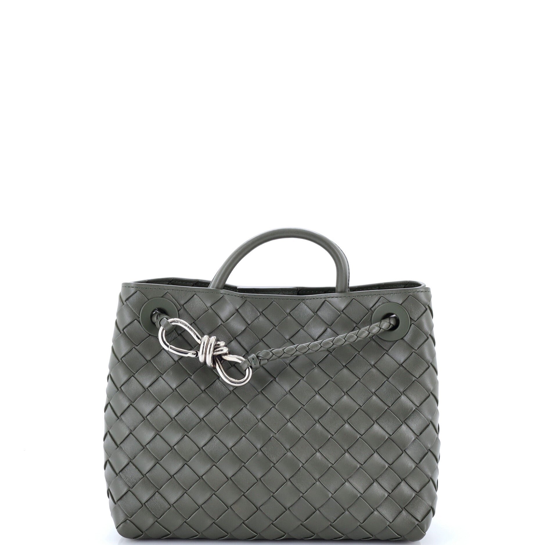 Andiamo Top Handle Bag Intrecciato Nappa Small