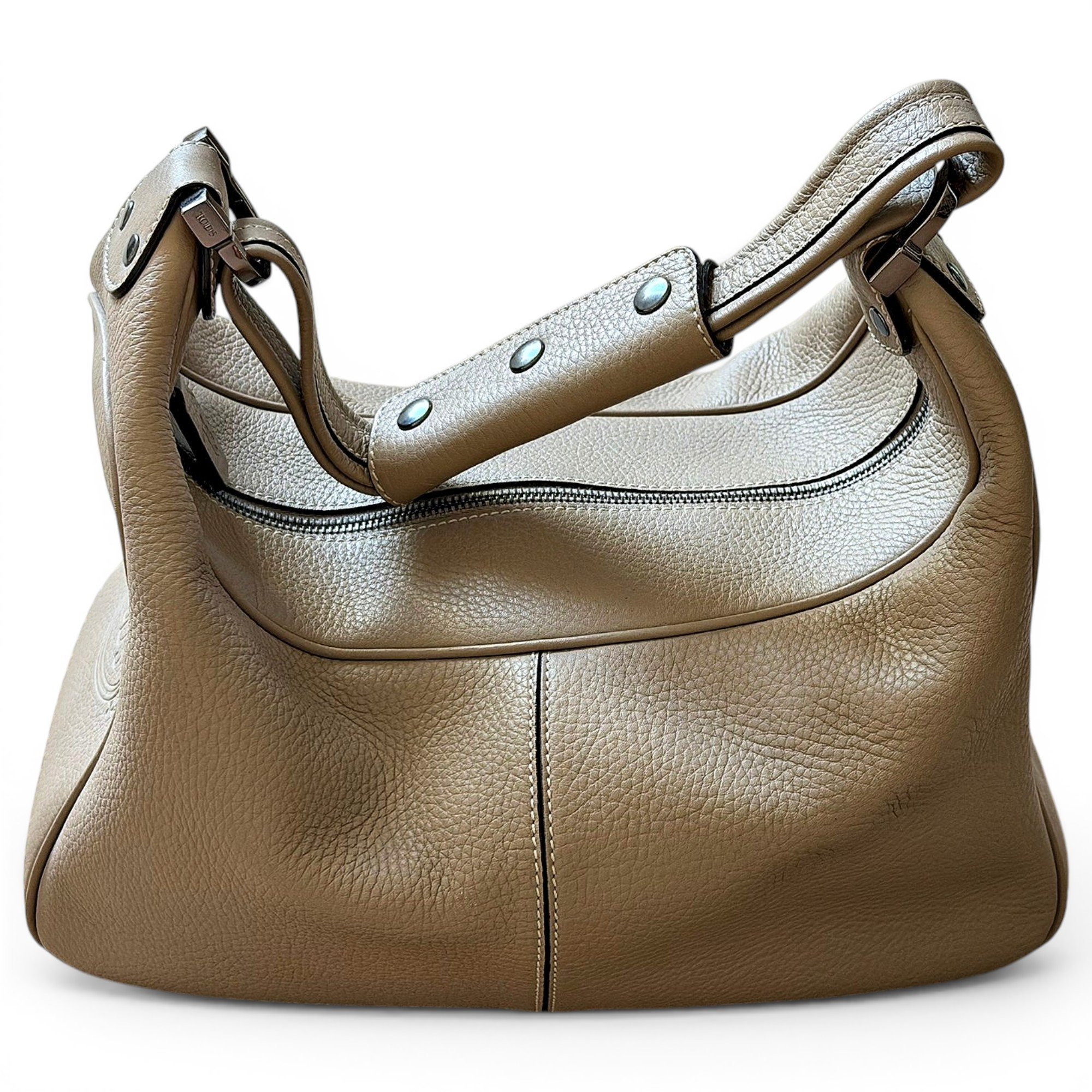 Leather handbag