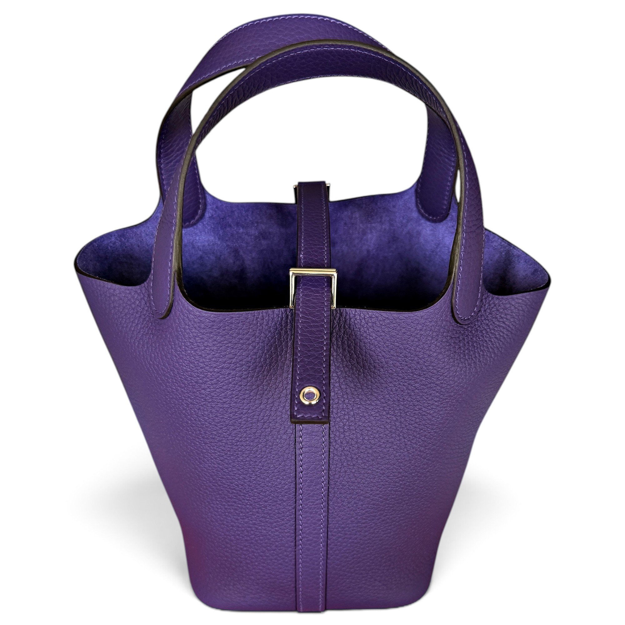 Picotin leather handbag