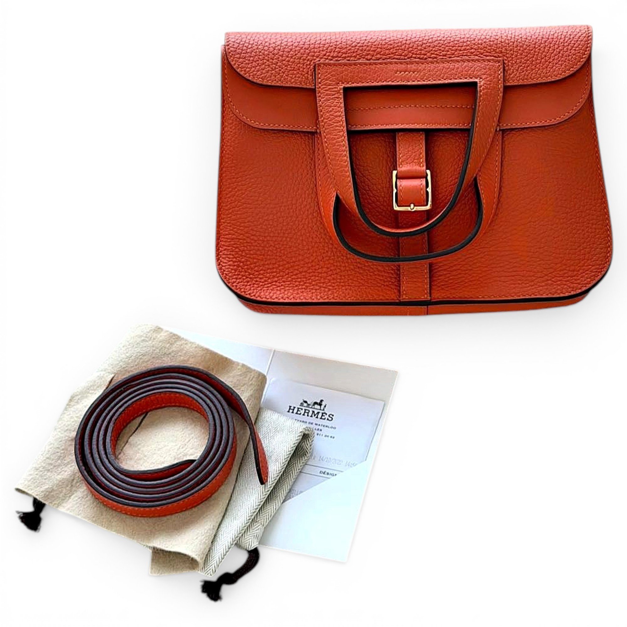 Hermes Halzan 25 Handbag