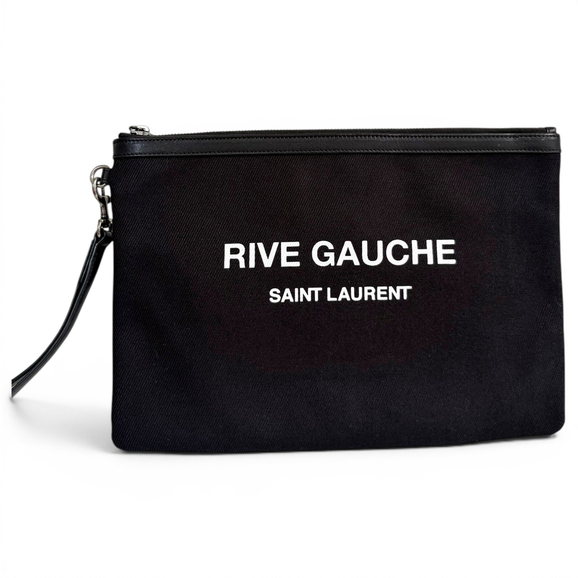 Rive Gauche cloth clutch bag