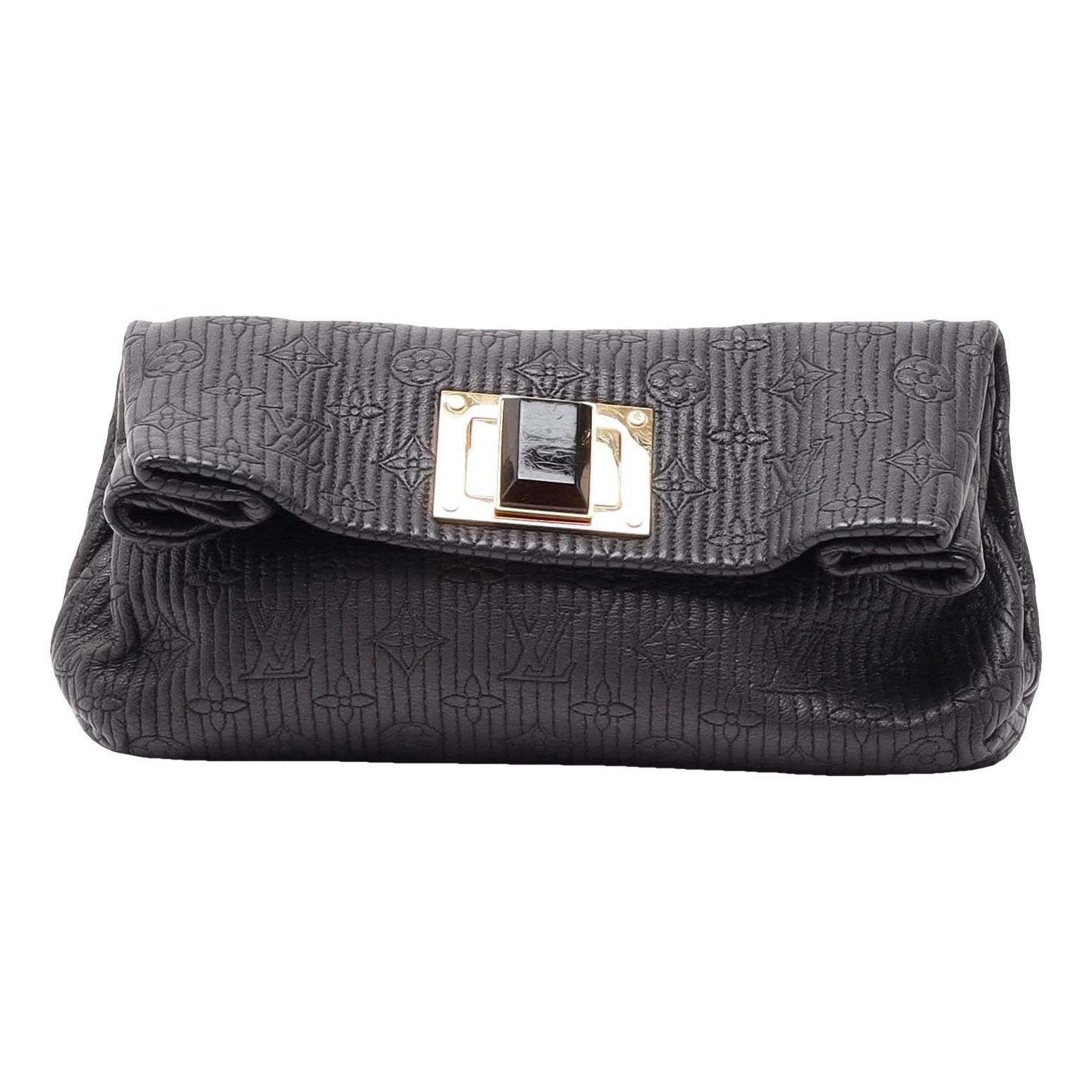 Altair leather clutch bag