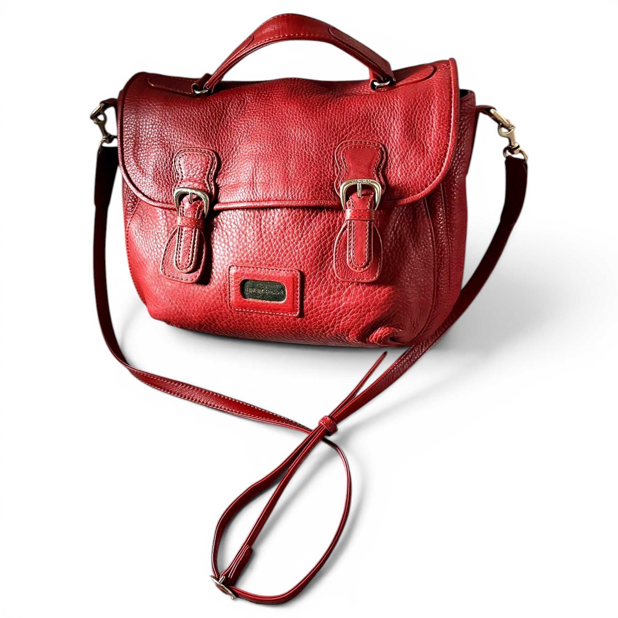 Leather crossbody bag