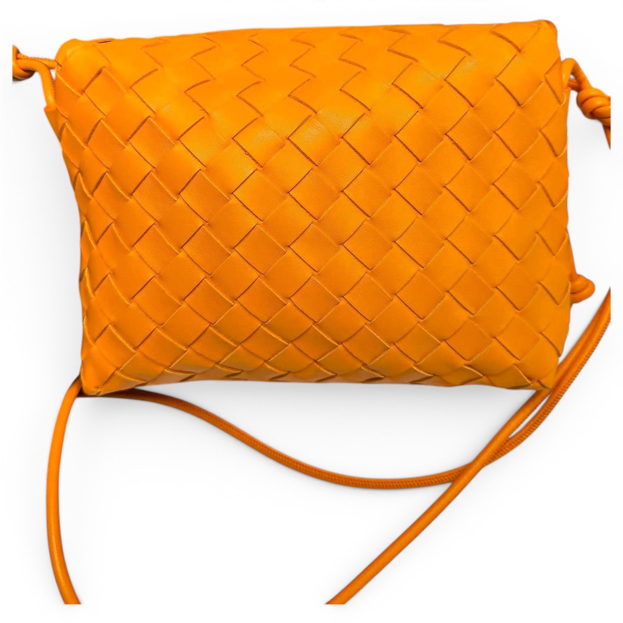 Loop leather crossbody bag