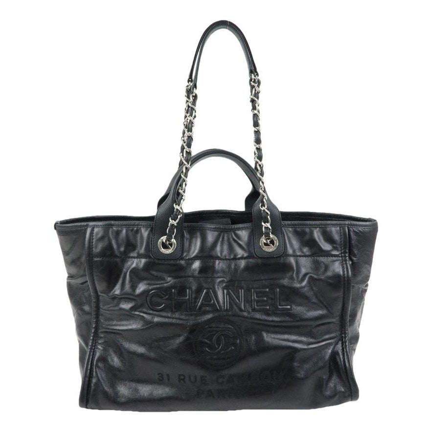 Leather tote
