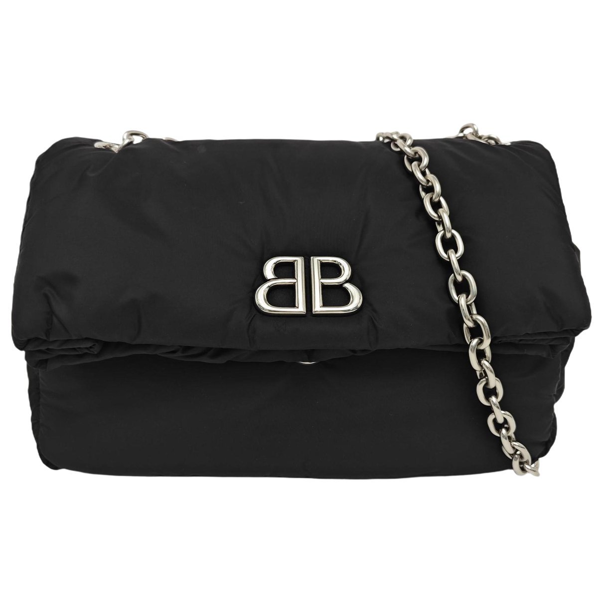 Balenciaga BB chain cloth crossbody bag