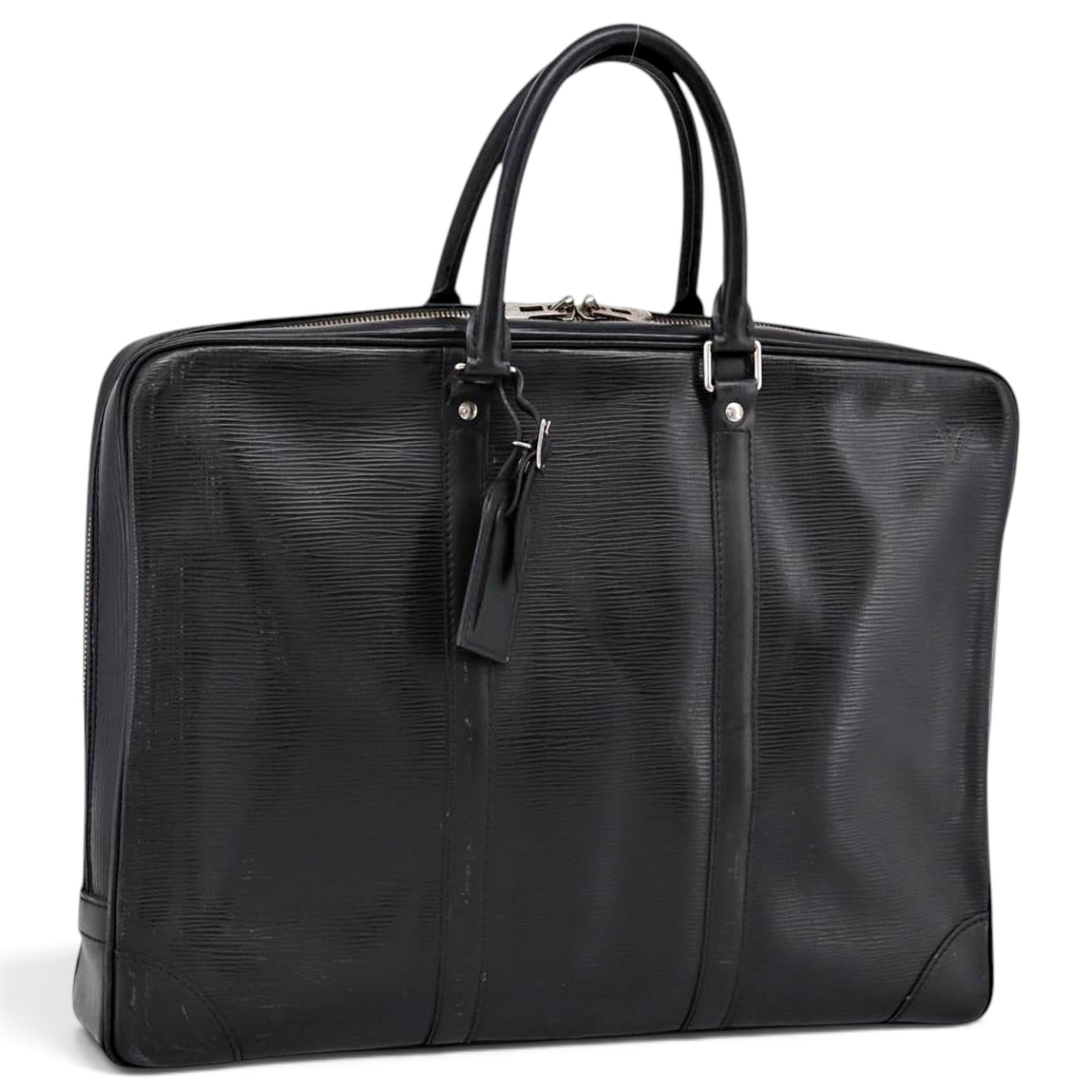 Leather travel bag