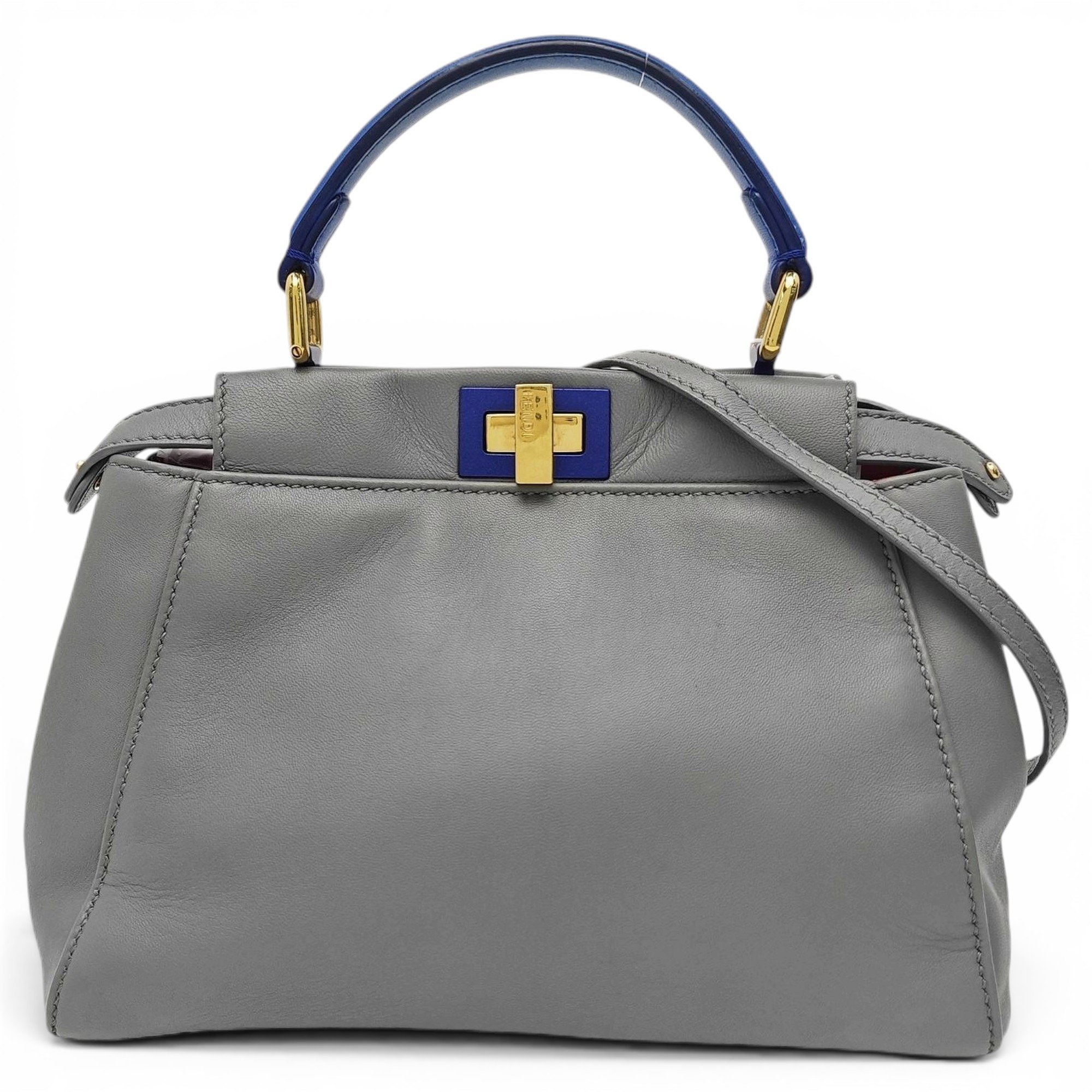 Peekaboo leather crossbody bag