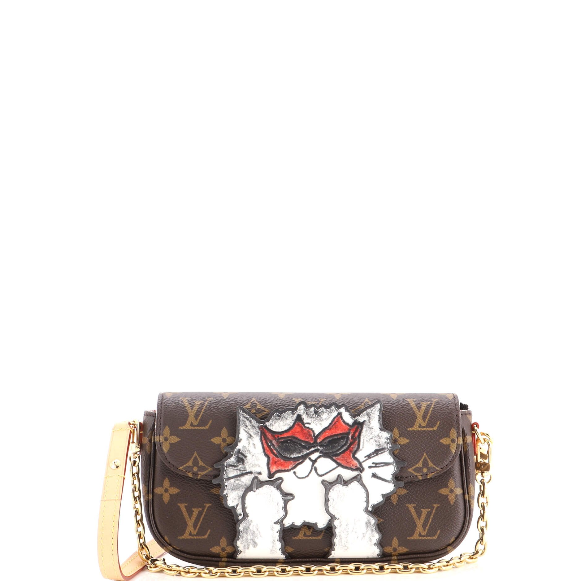 Ivy Wallet on Chain Limited Edition Grace Coddington Catogram Canvas