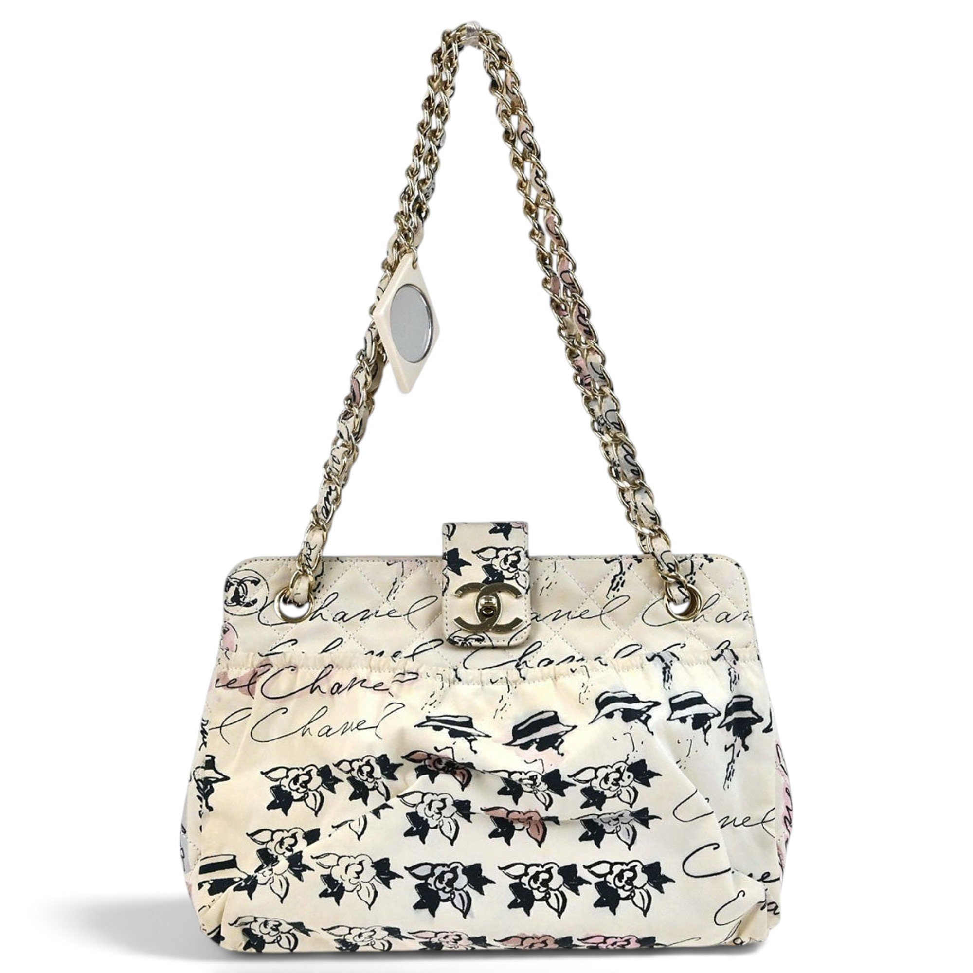 Graffiti cloth handbag