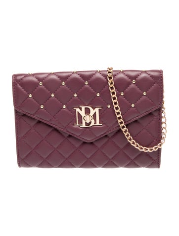 Badgley Mischka Leather Messenger Bag w/ Tags