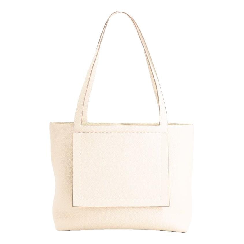 Leather tote