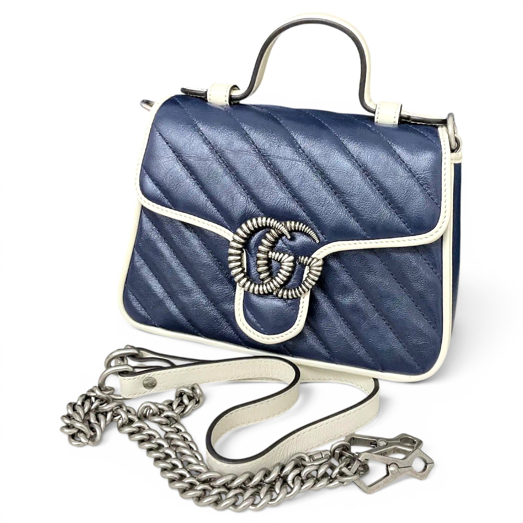 GG Marmont Flap leather crossbody bag