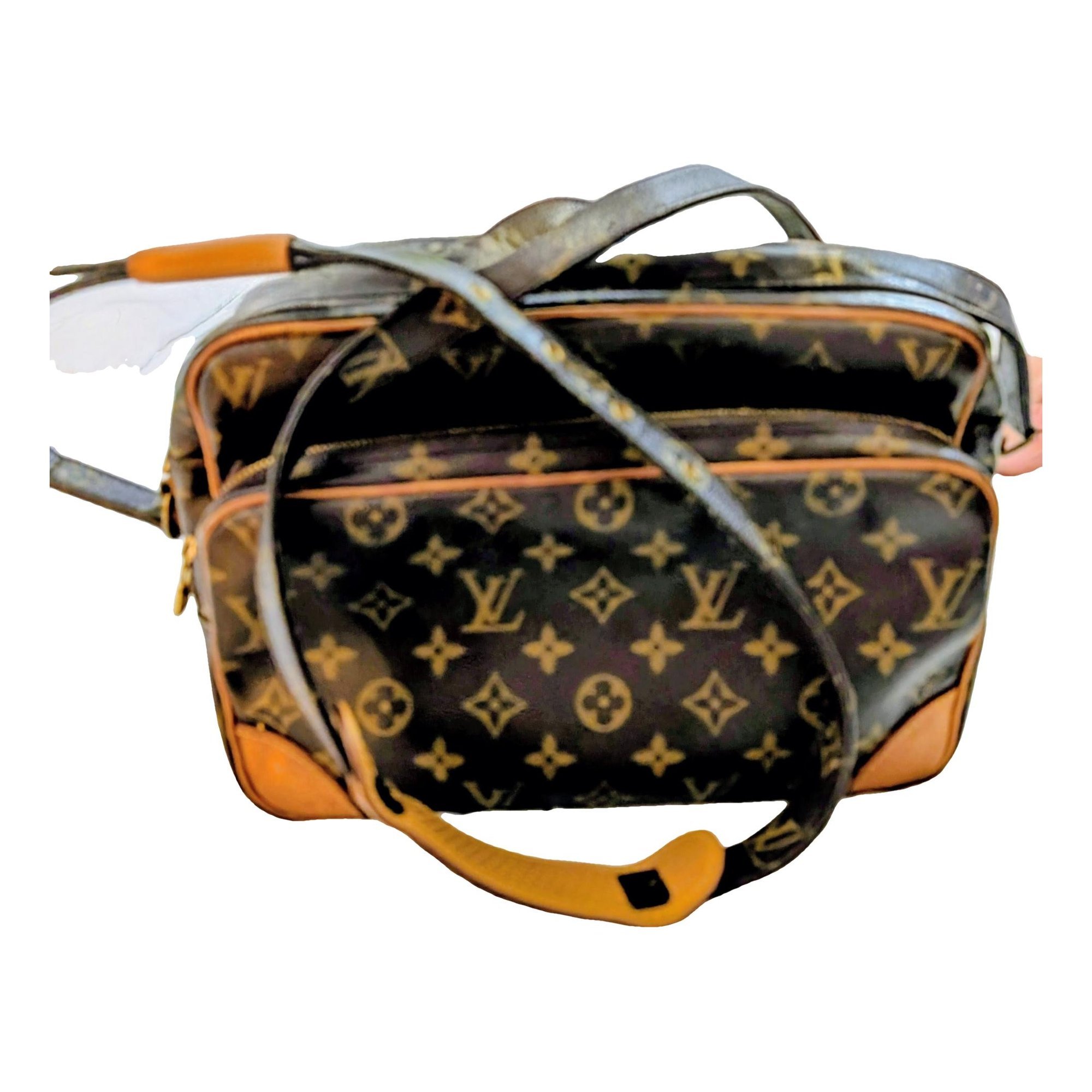 Nile leather crossbody bag