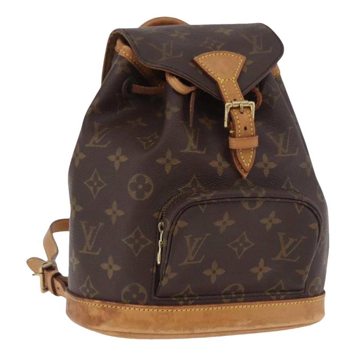 Montsouris leather backpack