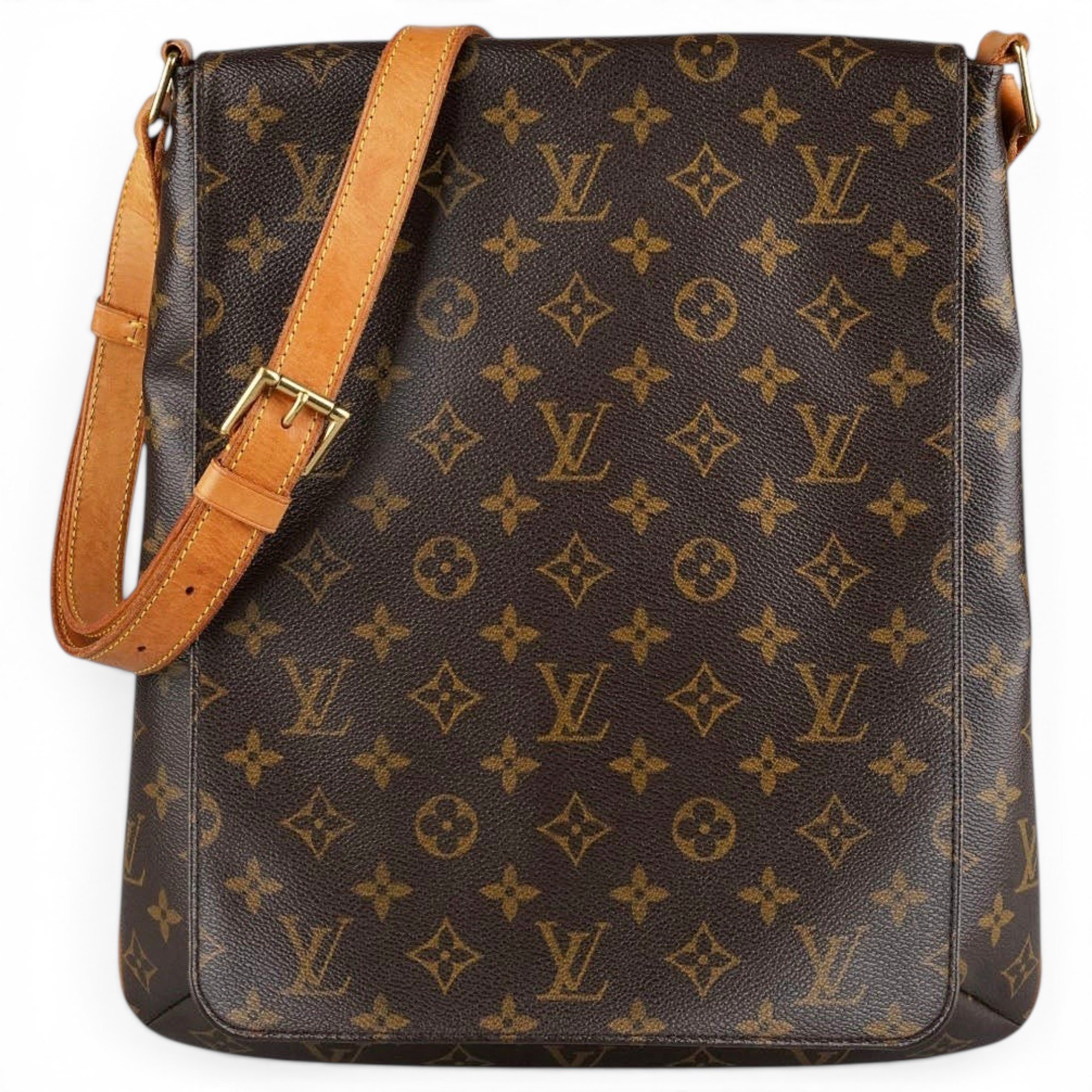 Musette cloth crossbody bag