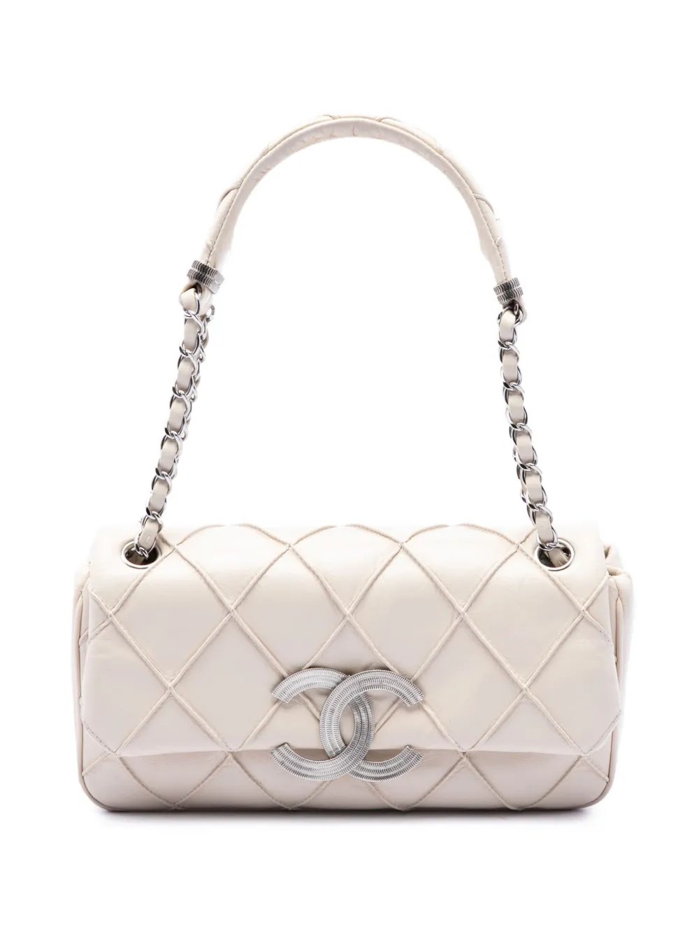 2008-2009 CC Double Stitch Lambskin Single Flap shoulder bag