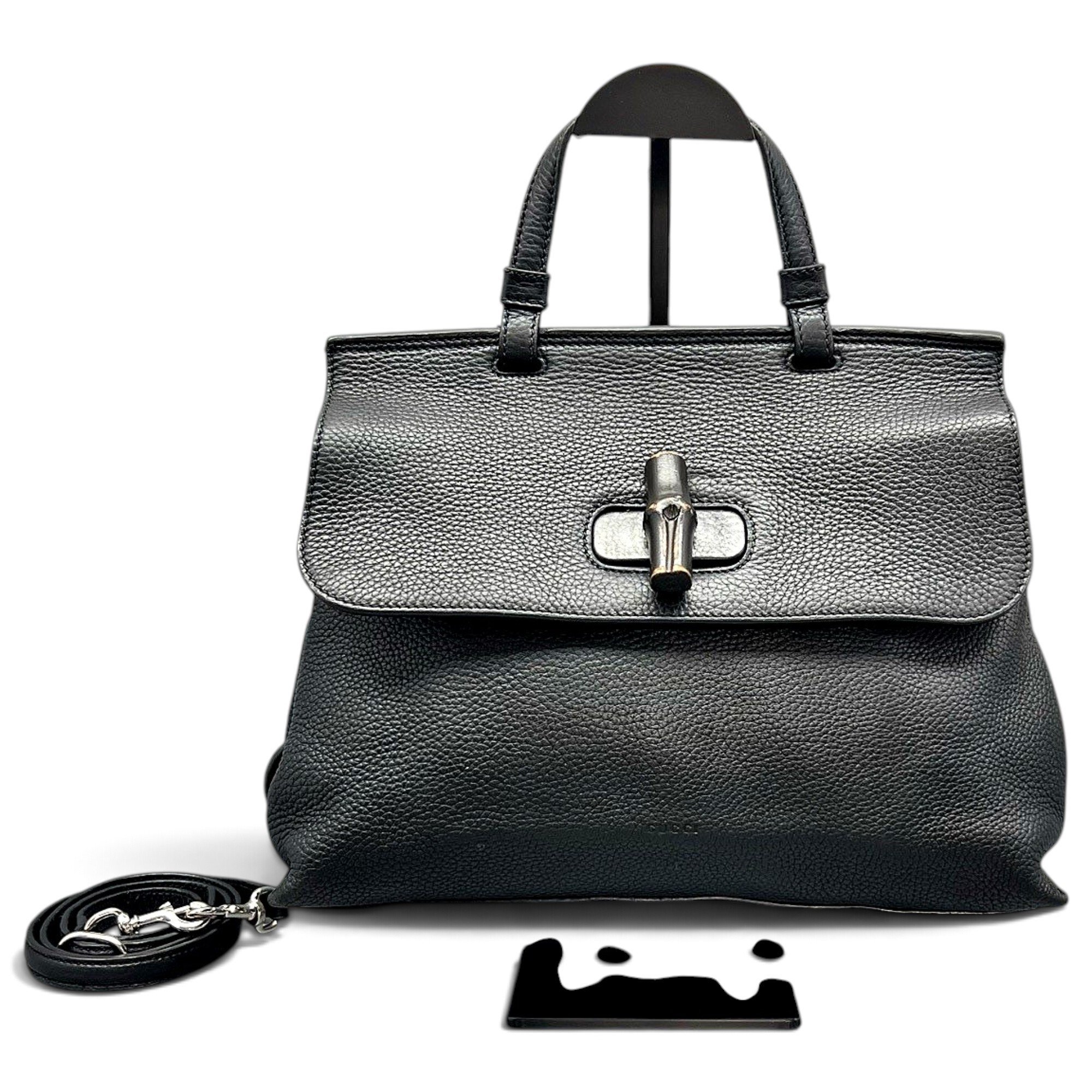 Bamboo Daily Top Handle leather handbag