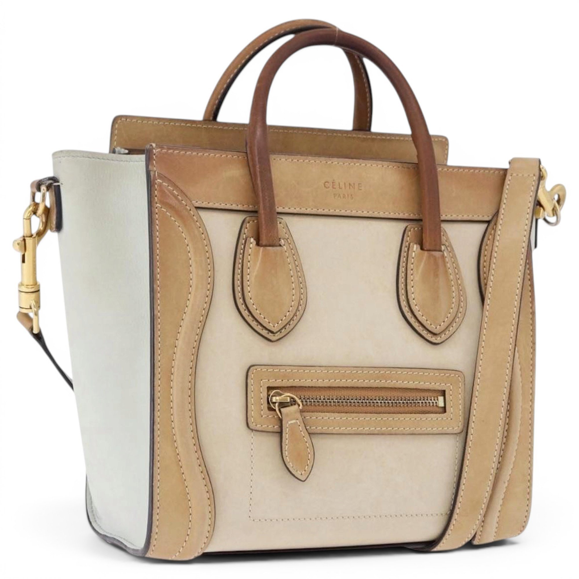 Luggage leather mini bag