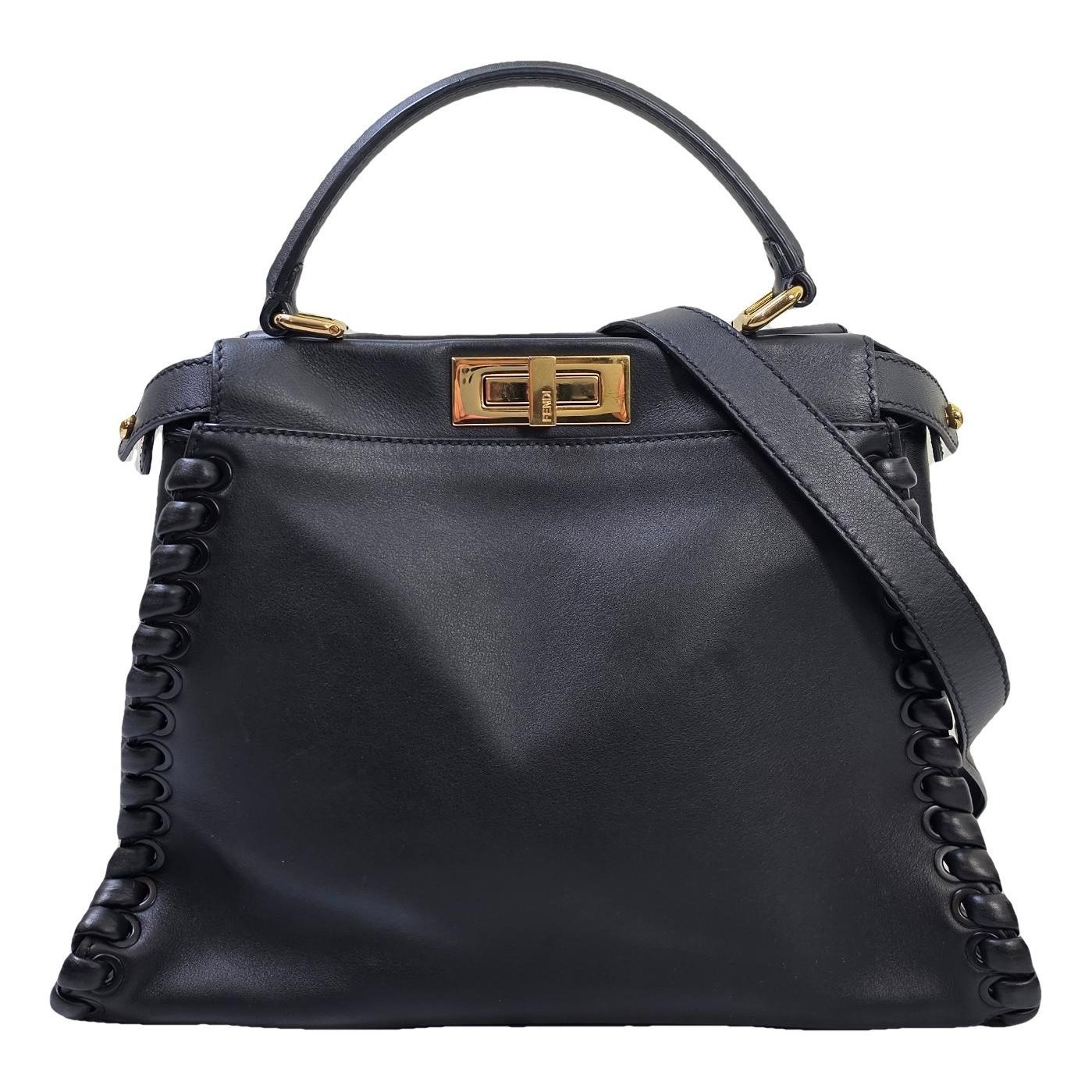 Peekaboo leather handbag