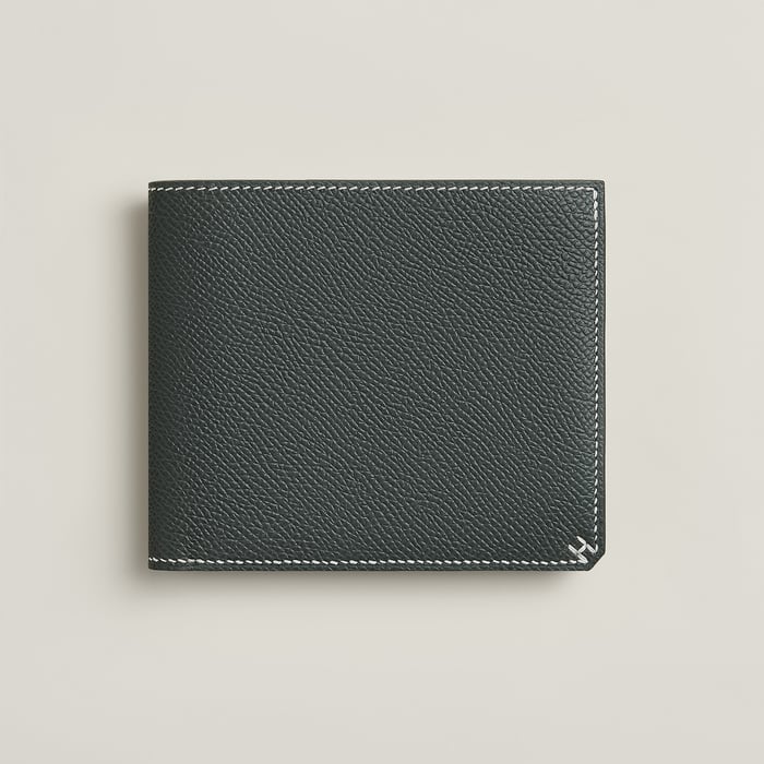 Vert Mangrove H Sellier Compact Wallet