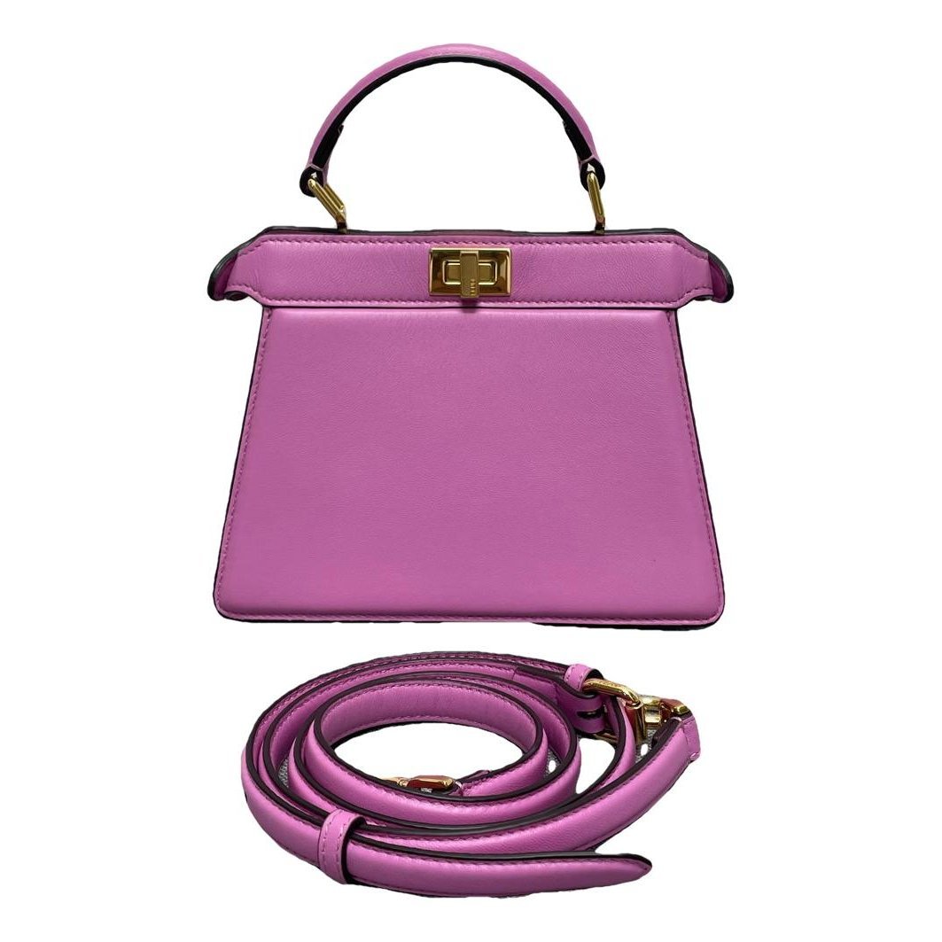 Peekaboo leather handbag