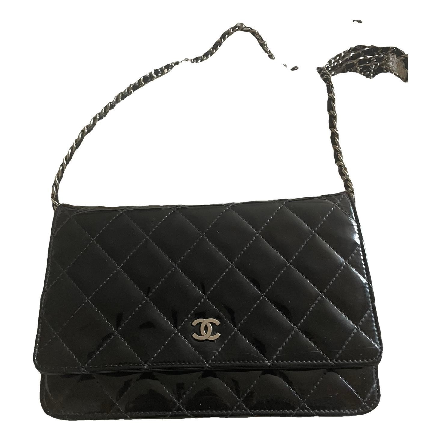 Trendy CC Wallet on Chain leather crossbody bag