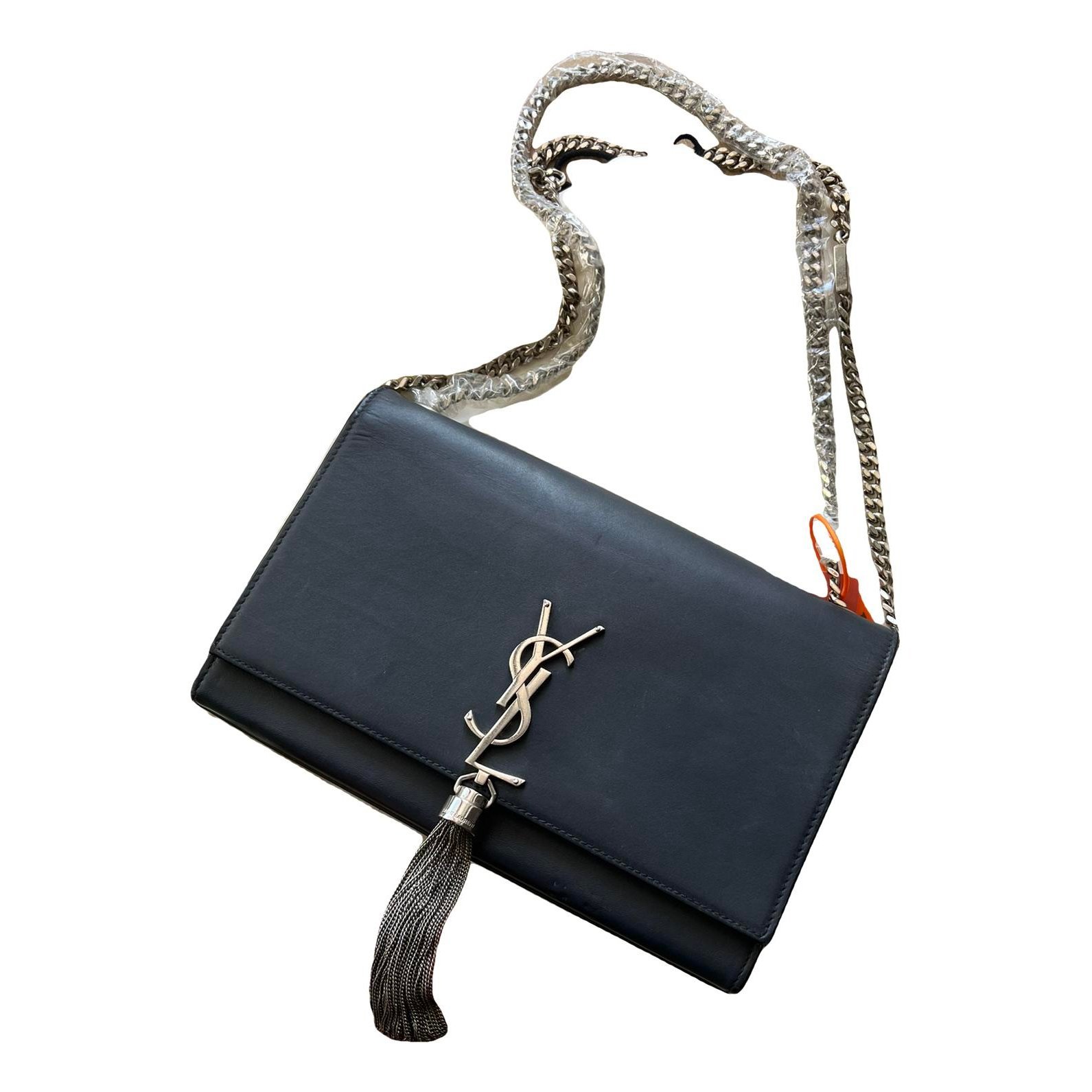 Saint Laurent Kate monogramme leather clutch bag