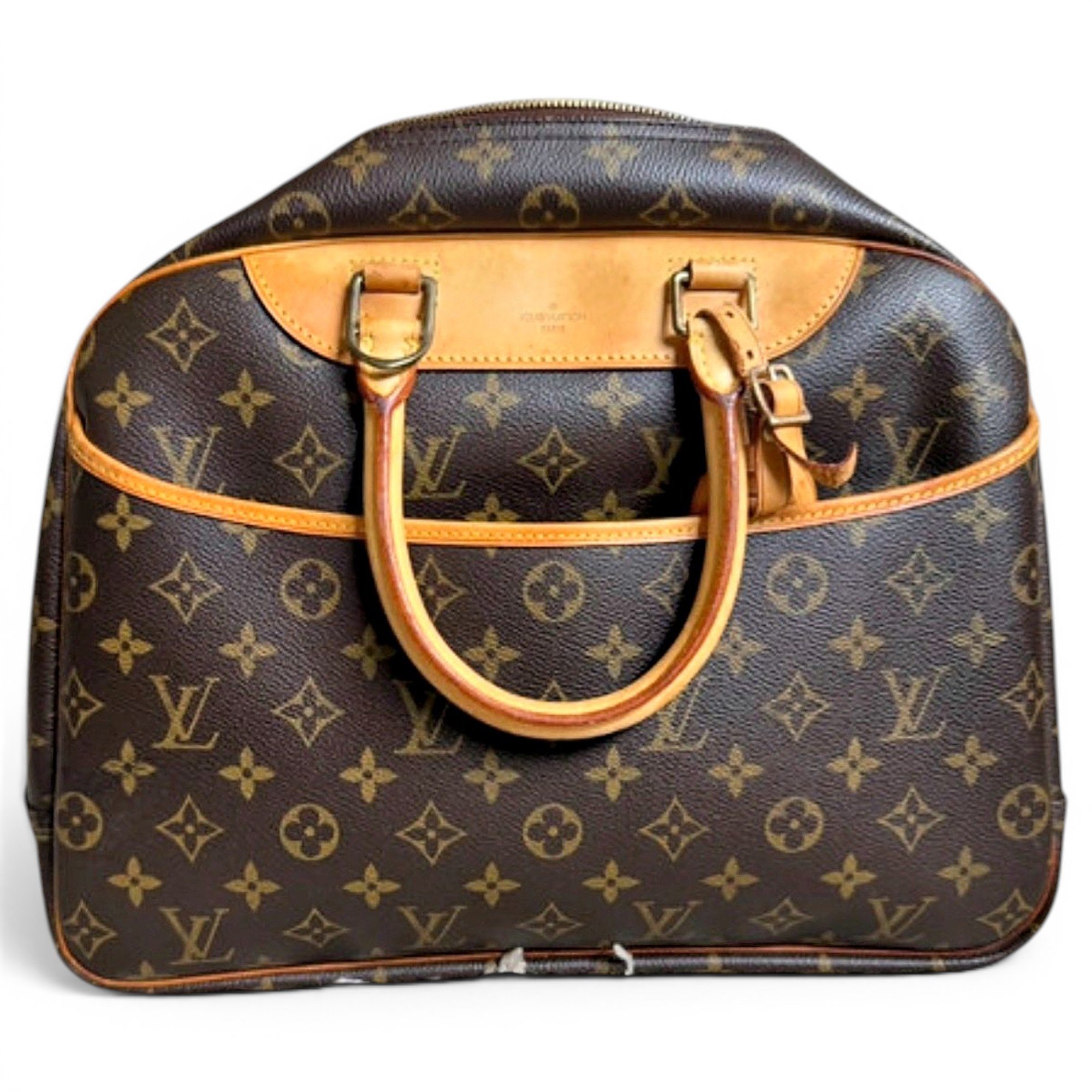Louis Vuitton Deauville leather handbag