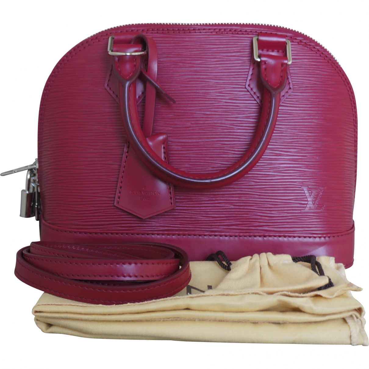 Louis Vuitton Alma BB leather mini bag