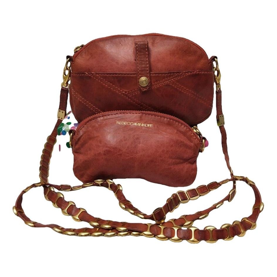 Leather crossbody bag