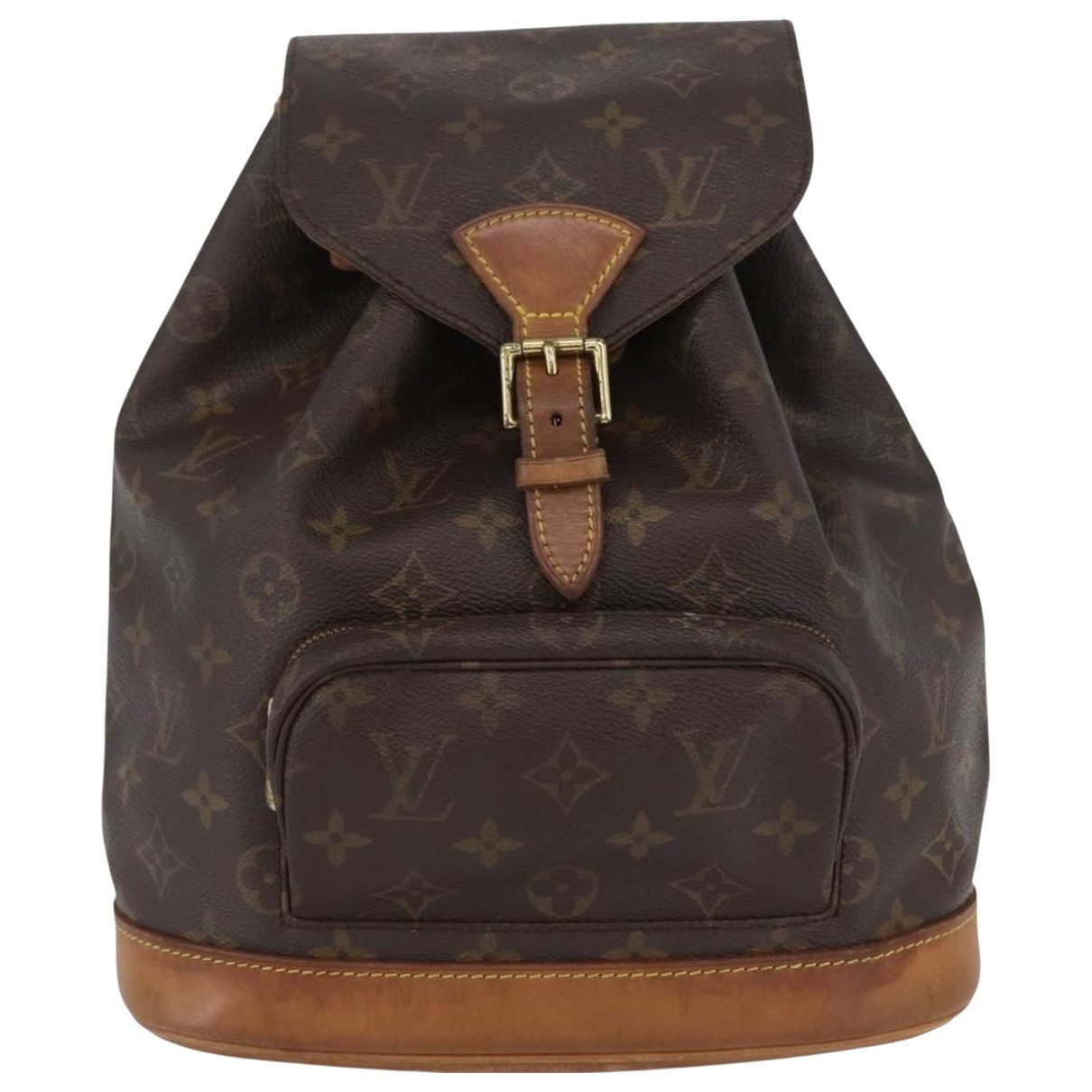 Montsouris leather backpack