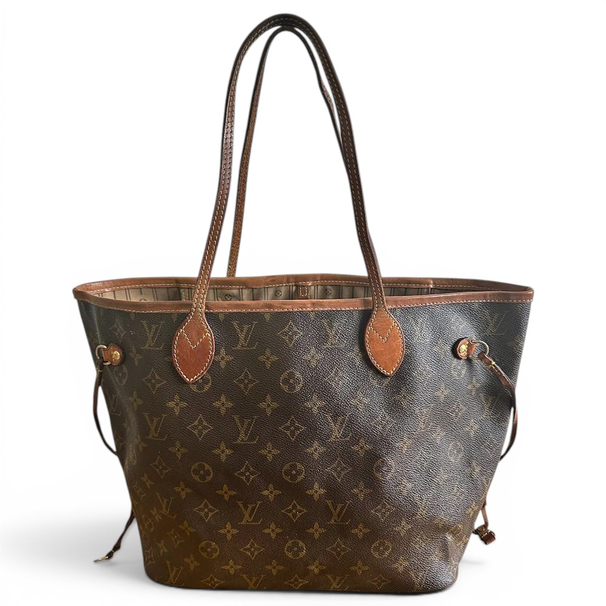 Neverfull leather handbag
