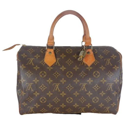 Speedy leather handbag